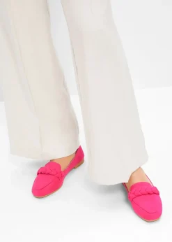 Mocassins à détail tressé