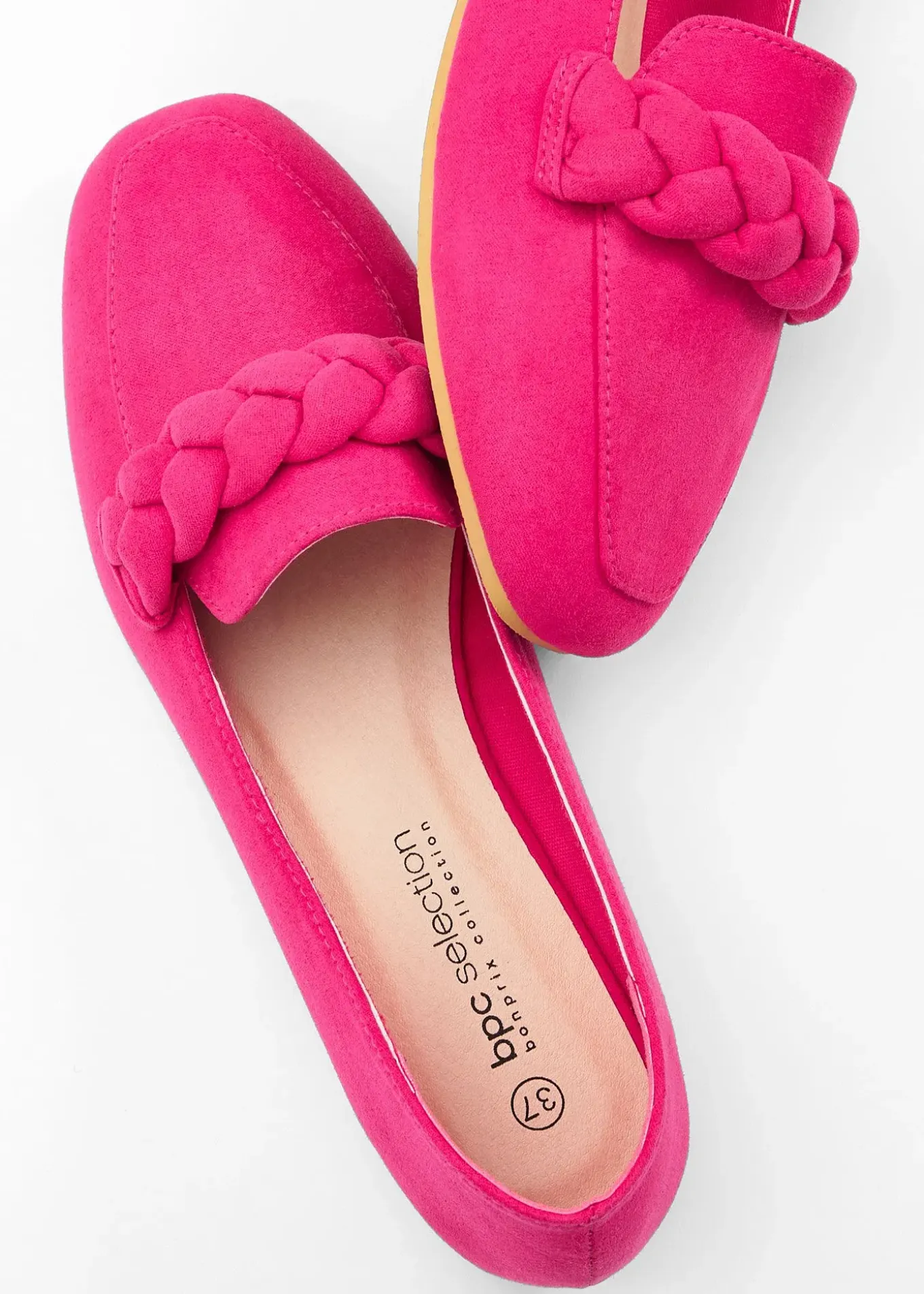 Mocassins à détail tressé