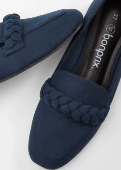 Mocassins à détail tressé