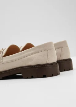 Mocassins à semelle épaisse et boucle