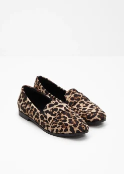 Mocassins au look animalier