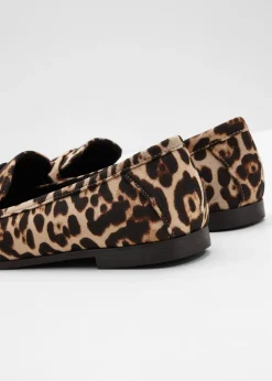 Mocassins au look animalier