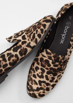 Mocassins au look animalier