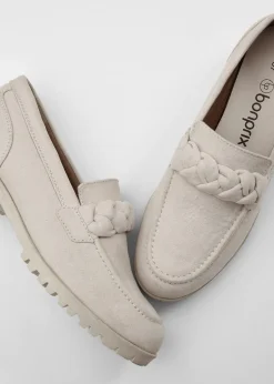 Mocassins chunky à détails tressés