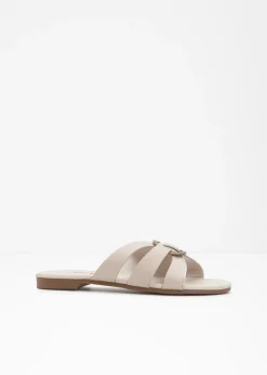 Mules avec anneau décoratif