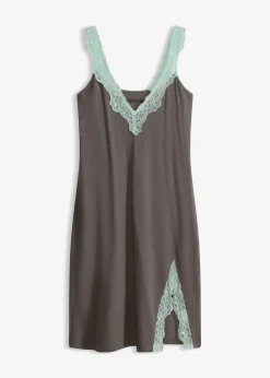Nuisette avec viscose et dentelle