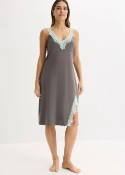 Nuisette avec viscose et dentelle