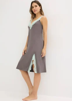 Nuisette avec viscose et dentelle