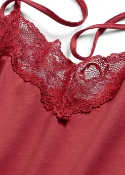 Nuisette courte à bretelles spaghetti