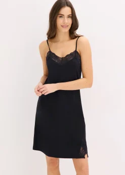 Nuisette courte à bretelles spaghetti