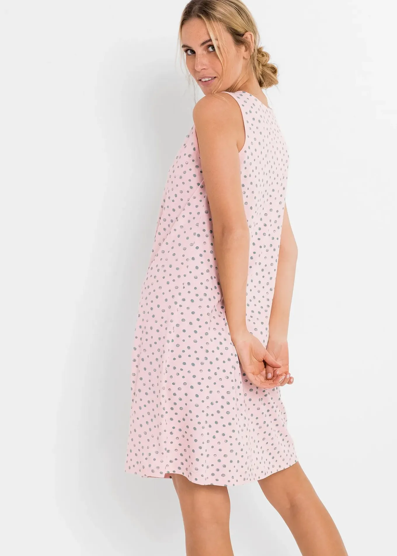 Nuisette courte et douce en viscose mélangée