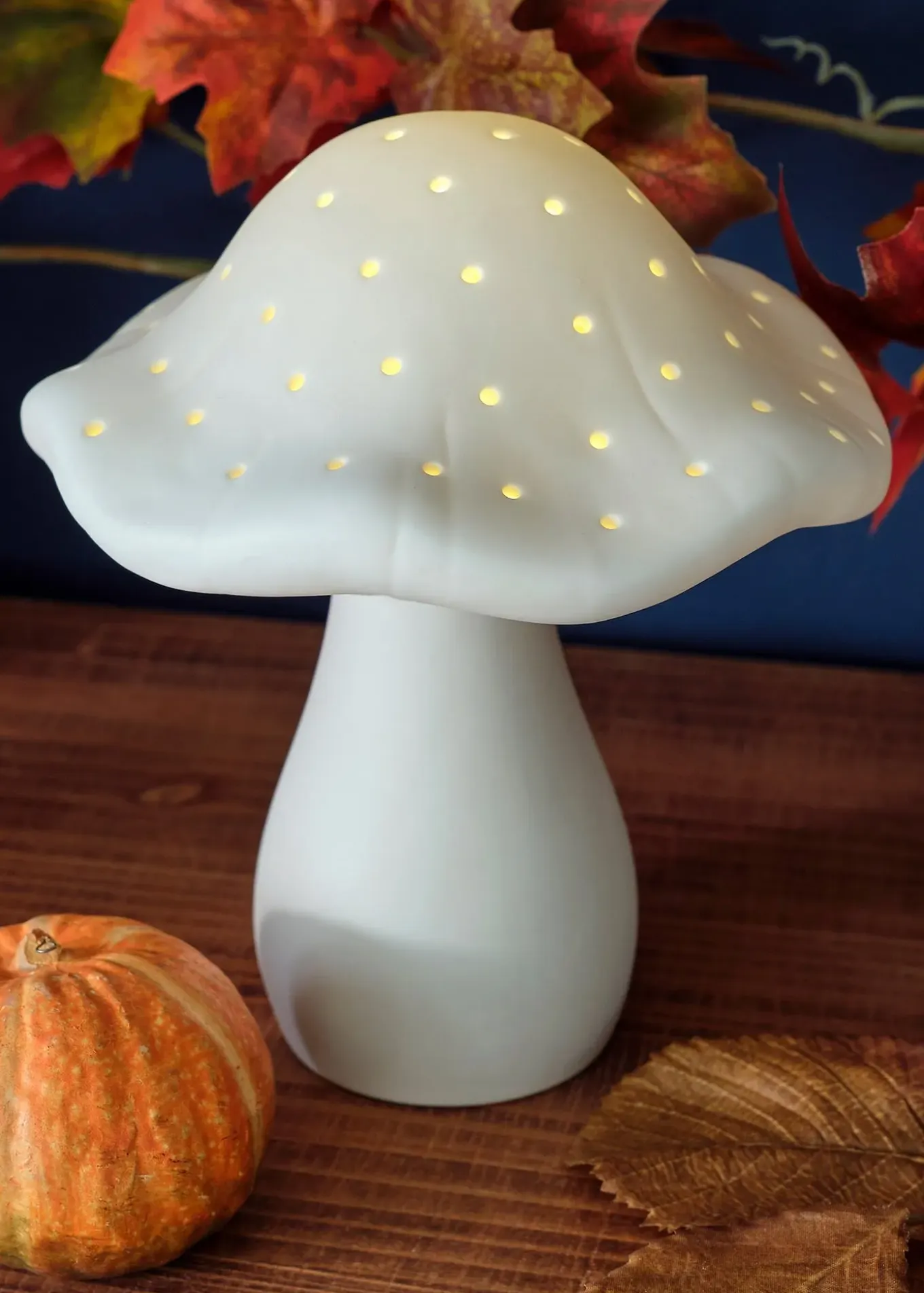 Objet déco LED en forme de champignon