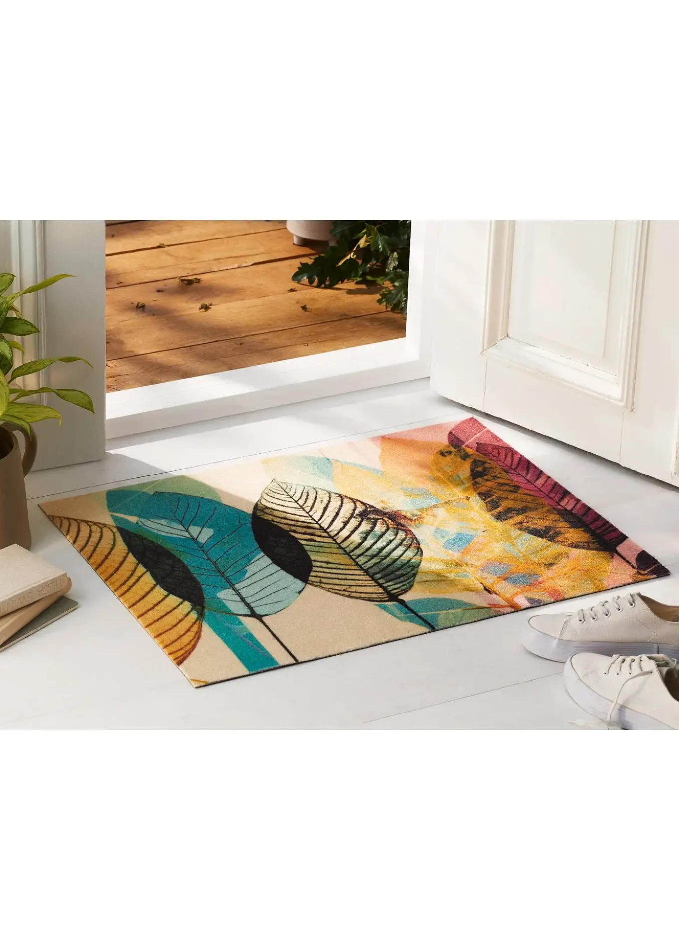 Paillasson à motif automnal moderne