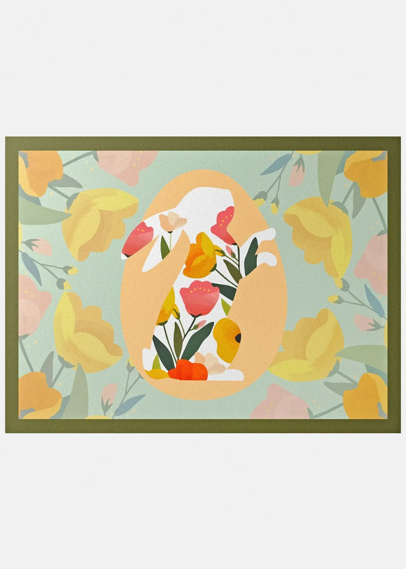 Paillasson à motif de Pâques