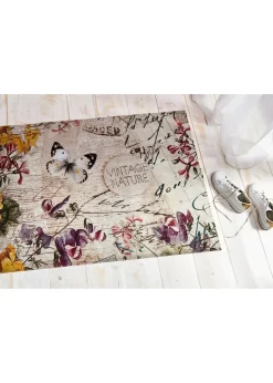 Paillasson à motif papillon