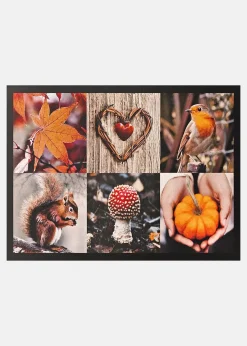 Paillasson aux motifs d'automne