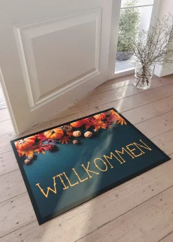 Paillasson avec imprimé automnal