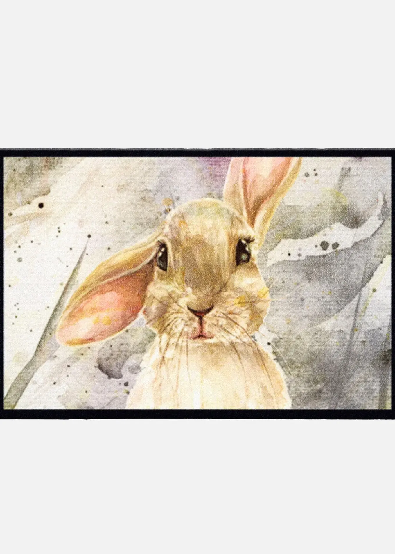 Paillasson lavable à motif lapin