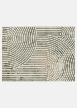 Paillasson lavable à motif graphique