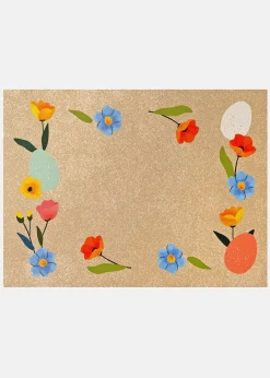 Paillasson lavable à motif printanier