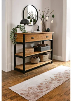 Paillasson lavable à motif floral