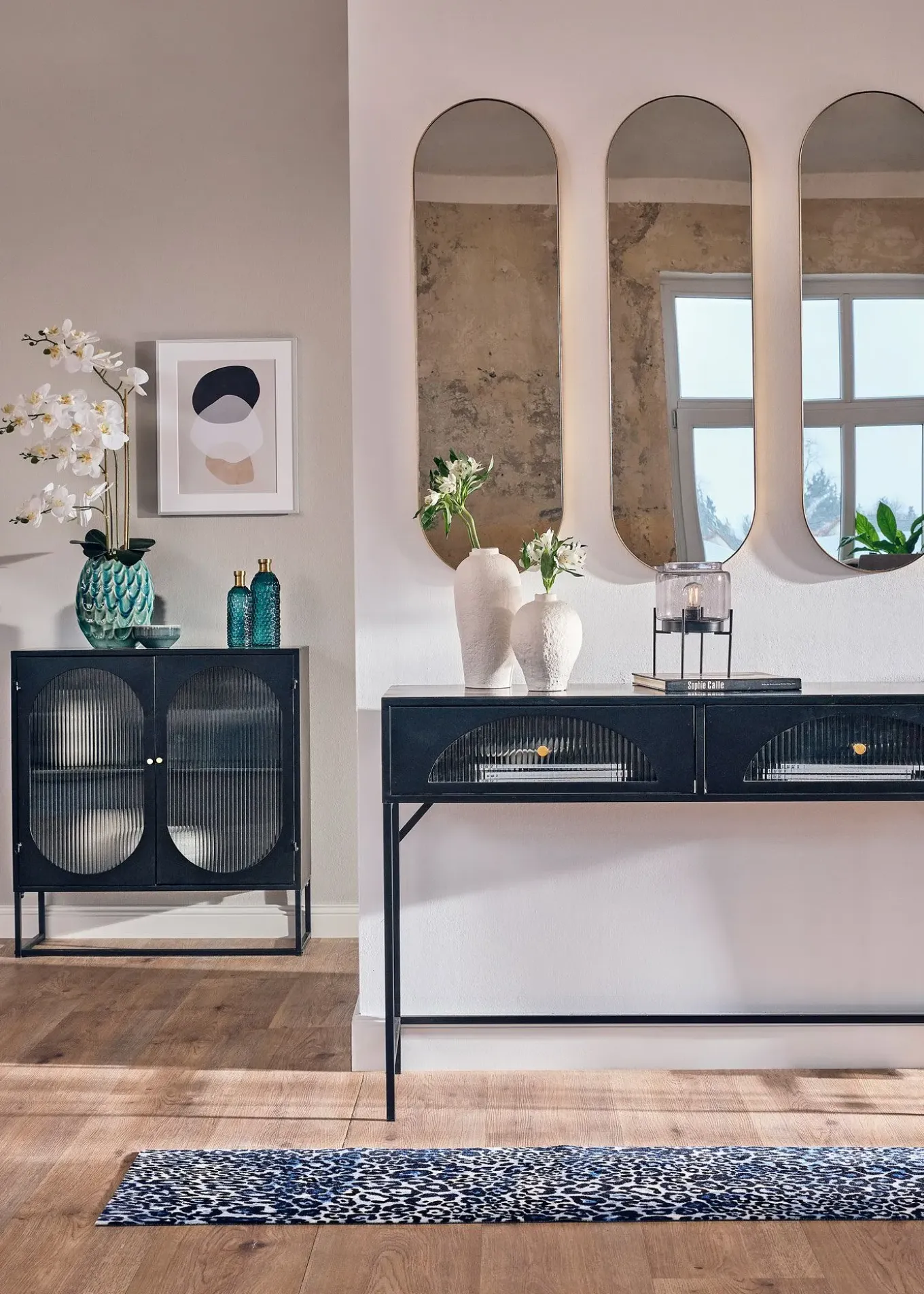 Paillasson lavable à motif léopard