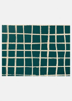 Paillasson lavable au motif graphique