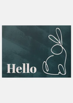 Paillasson lavable avec motif de Pâques