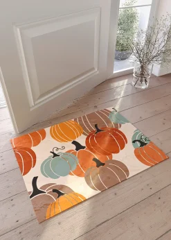 Paillasson motif citrouilles