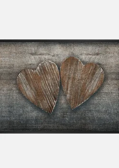 Paillasson motif cœur