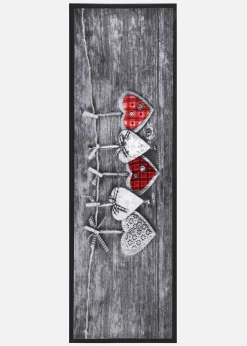 Paillasson motif cœurs