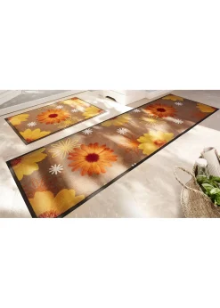 Paillasson motif floral