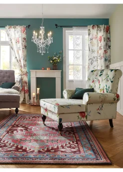 Panneau à imprimé floral (1 pce.)