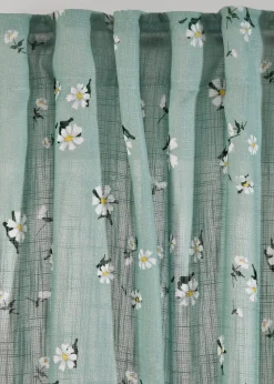 Panneau (1 pce.) à motif floral contenant du polyester recyclé