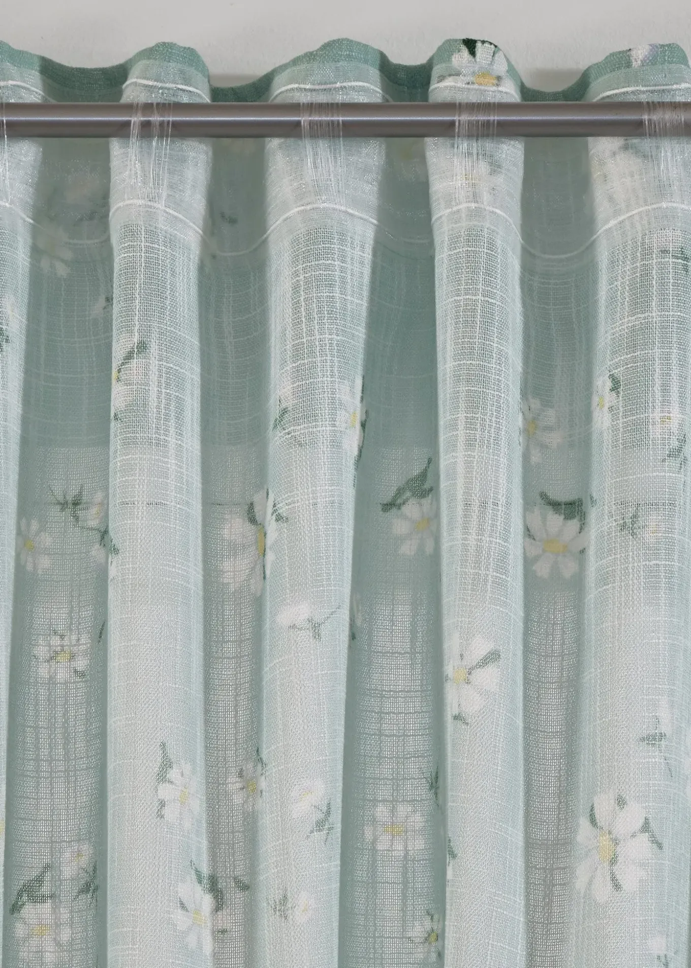 Panneau (1 pce.) à motif floral contenant du polyester recyclé