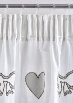 Panneau coton avec embrasse (1 pce.)