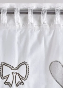 Panneau coton avec embrasse (1 pce.)