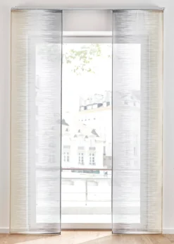 Panneau coulissant à imprimé avec polyester recyclé (ens. 2 pces)