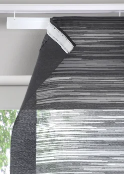 Panneau coulissant à rayures (1 pce.)