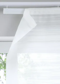 Panneau coulissant à rayures (1 pce.)