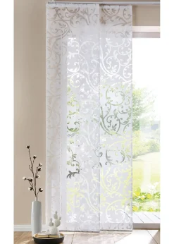 Panneau coulissant avec sarments en dévoré (1 pce.)