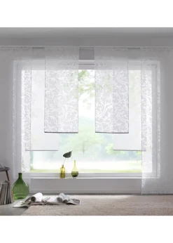 Panneau coulissant avec sarments en dévoré (1 pce.)