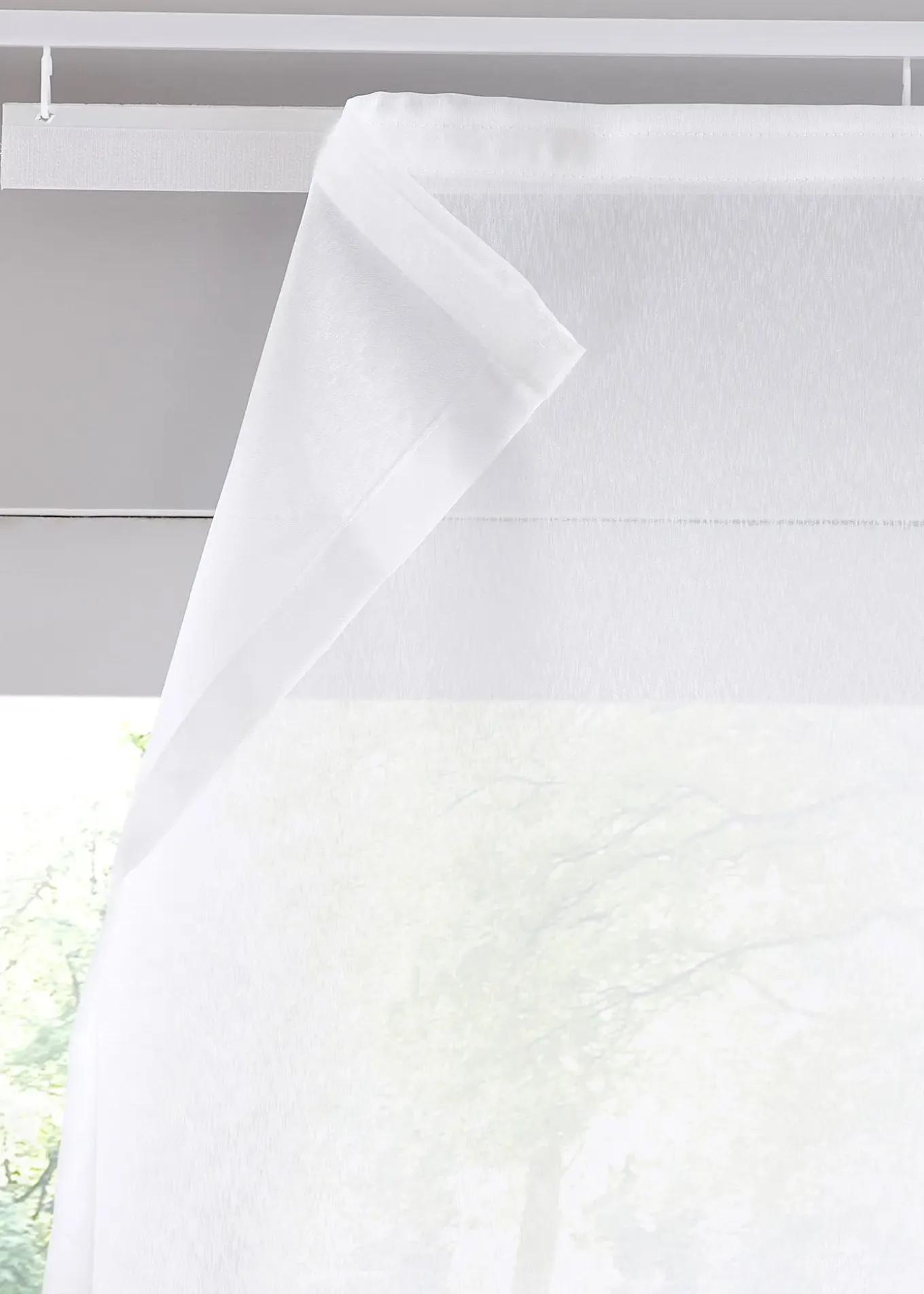 Panneau coulissant en tissu sablé (1 pce)