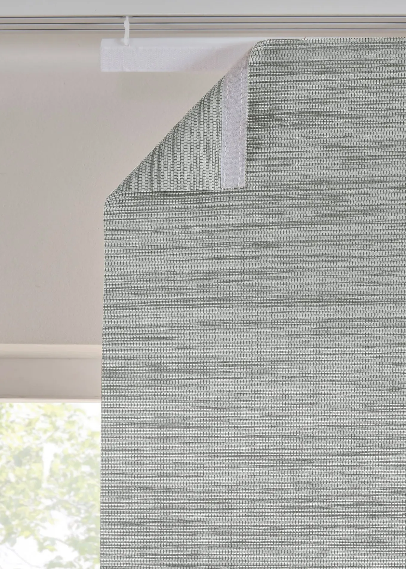 Panneau coulissant en voilage aspect bambou (1 pce)