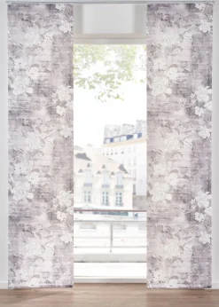 Panneau coulissant en voilage avec imprimé (1 pce)