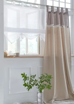 Panneau en coton avec boutons (1 pce.)