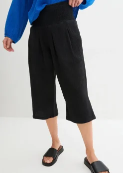 Pantacourt en gaze de coton