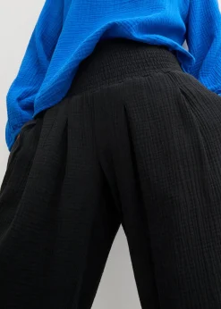 Pantacourt en gaze de coton