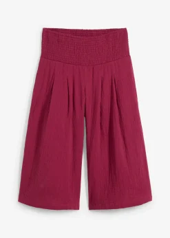 Pantacourt en gaze de coton