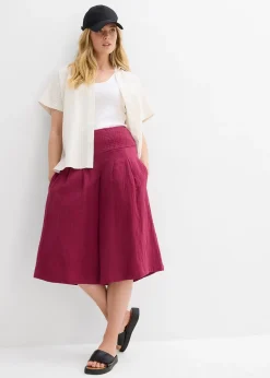 Pantacourt en gaze de coton